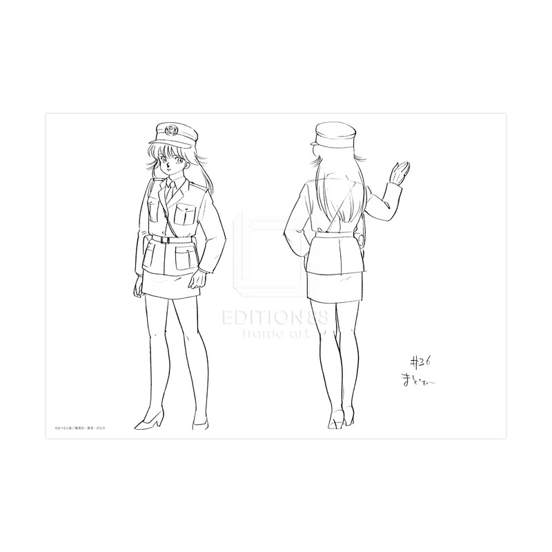 (會場限定) 橙路40週年紀念展 < 鮎川圓 - 服裝設定3 > 複製設定資料集