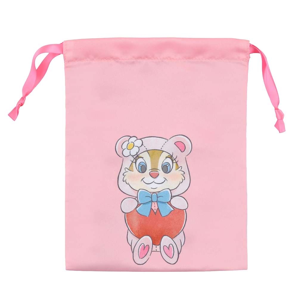 ✈️日本直送🇯🇵預訂🛍日本迪士尼DISNEY Chip & Dale COLLECTION - Chip & Dale, Clarice 前後不同圖案巾着