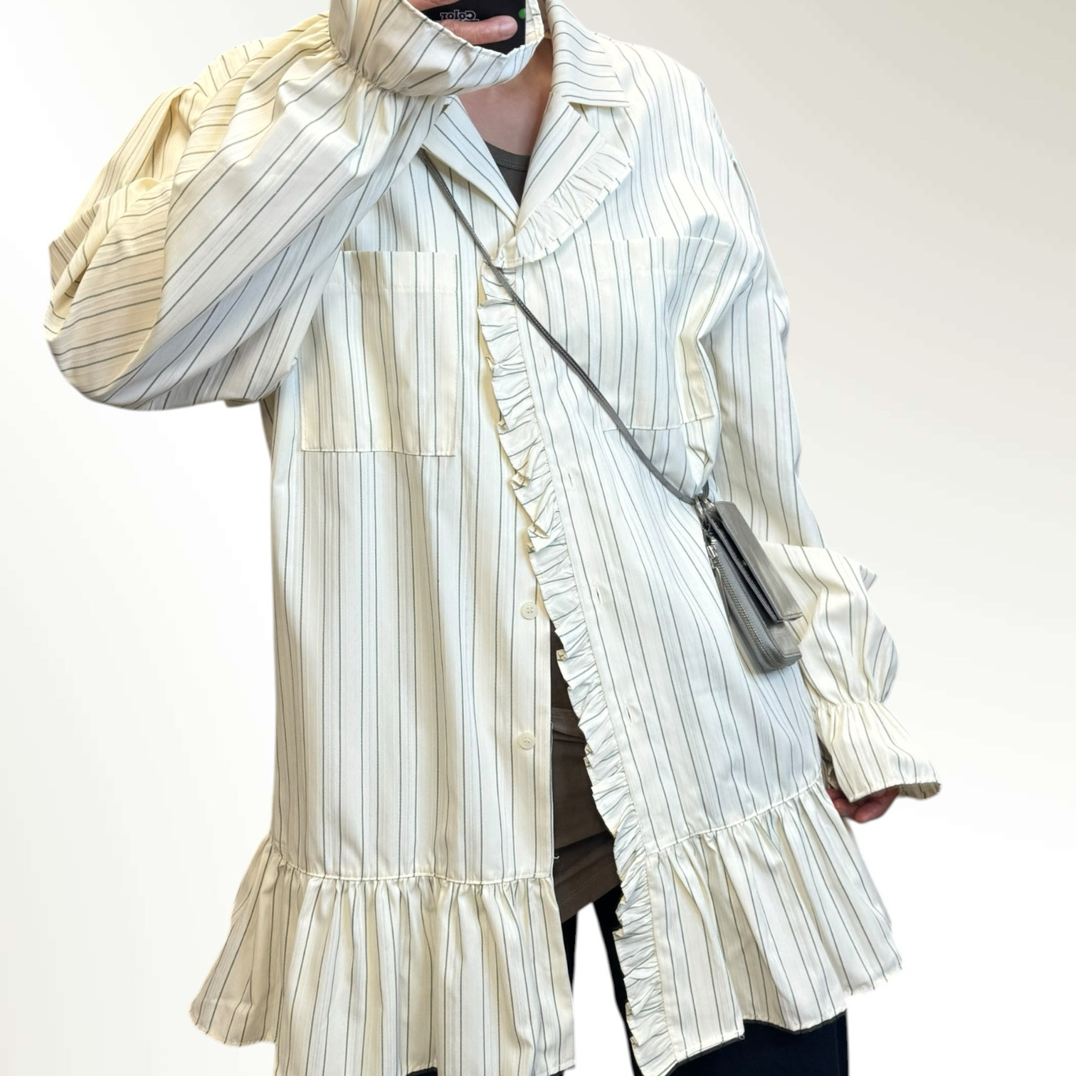 221123 直條waffle邊外套