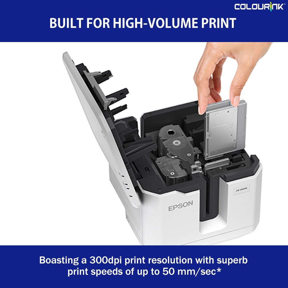 Epson LabelWorks LW-Z5000WA up to 50mm Bulk Roll Industrial Label Sticker Serial No LW-1000P P900w P950NW PT-H110 D210