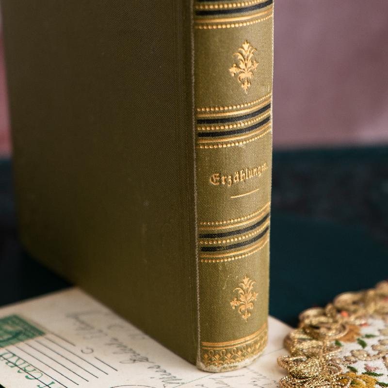 Antique Turn of Century German 1905 Eduard Mörike "Gesammelte Erzählungen" Collected Stories Book (MW117)