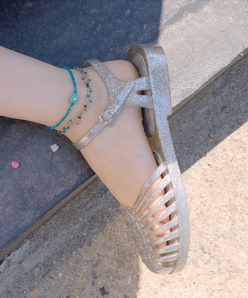 Rockfish Weatherwear GLAIR STRAPPY SANDALS (Glitter)