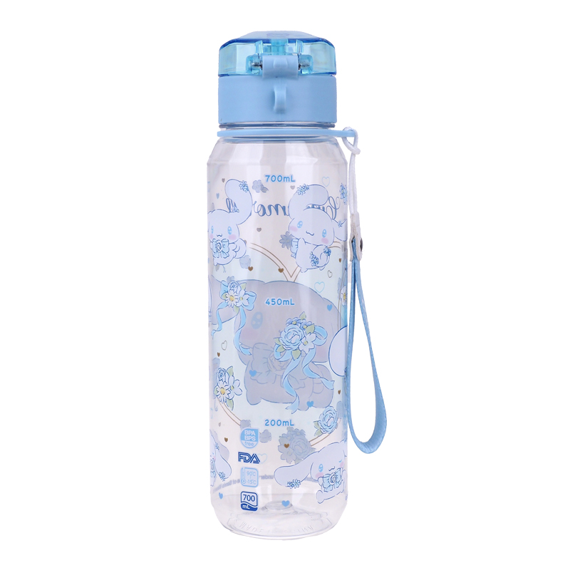 Cinnamoroll 700ml BPA & BPS Free Water Bottle with Strap 膠水樽連手繩