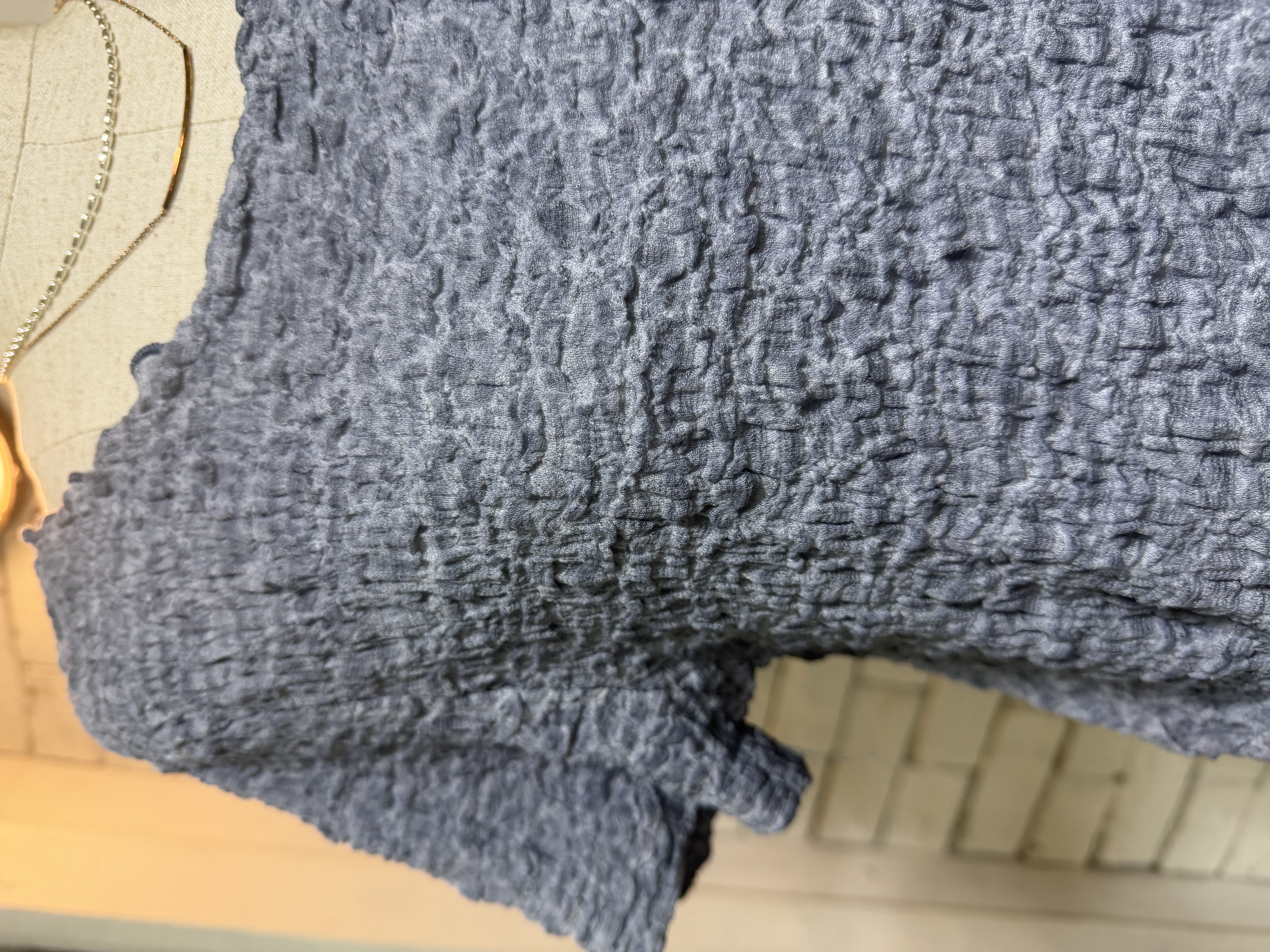 獨特紋理短袖上衣