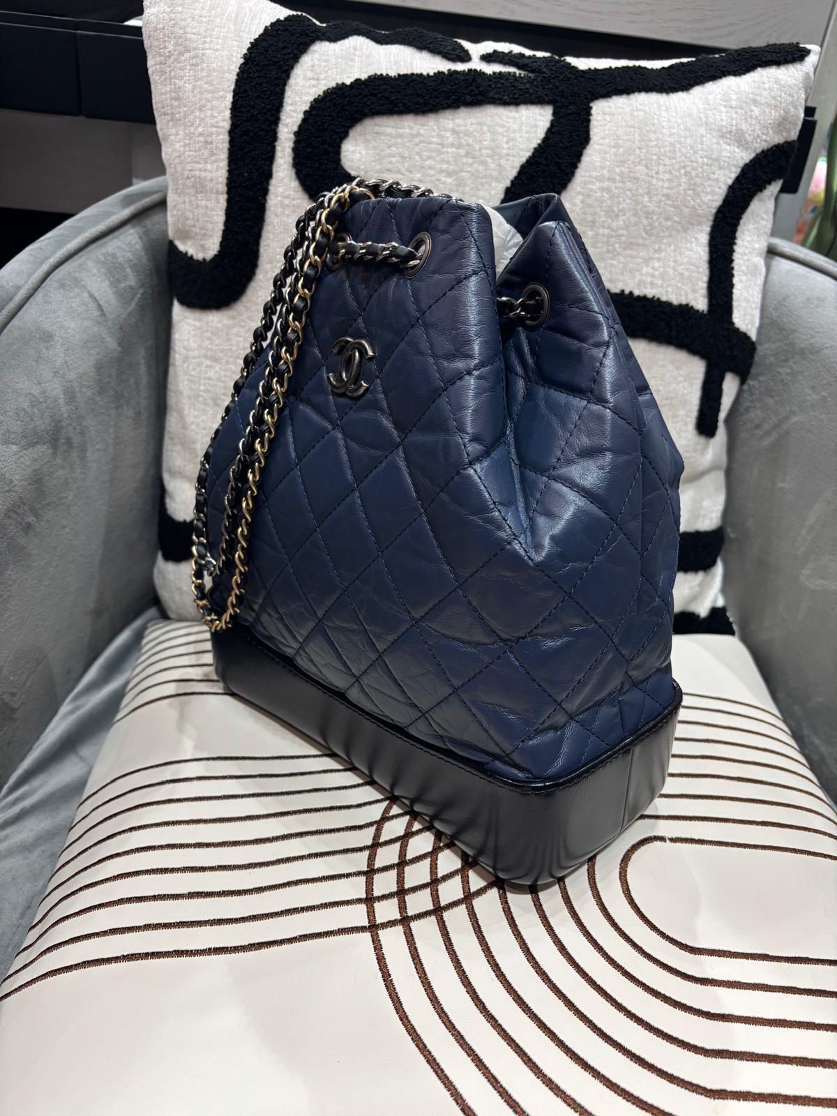 Chanel Gabrielle Backpack 100%Authentic, 98%New ✅Card ✅Dust bag✅Box