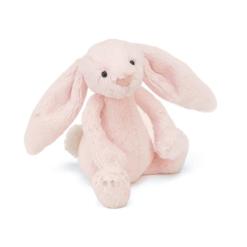 【英國】JellyCat Bashful Pink Bunny Rattle