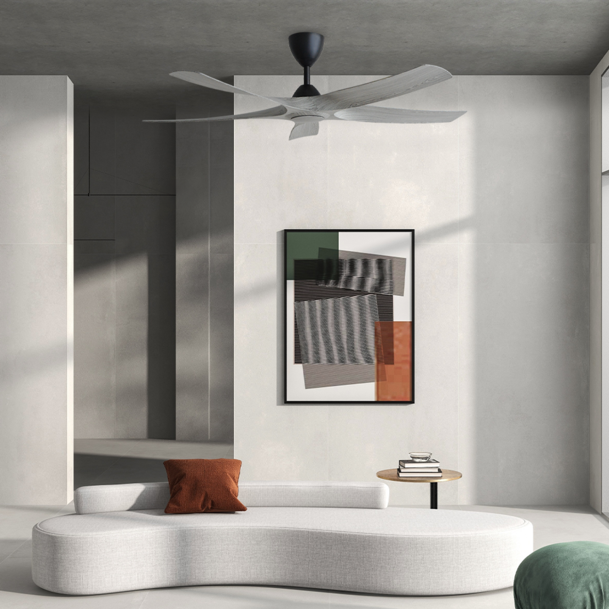 Alpha 56" Axis AC Motor ABS Ceiling Fan (AXIS-5B)