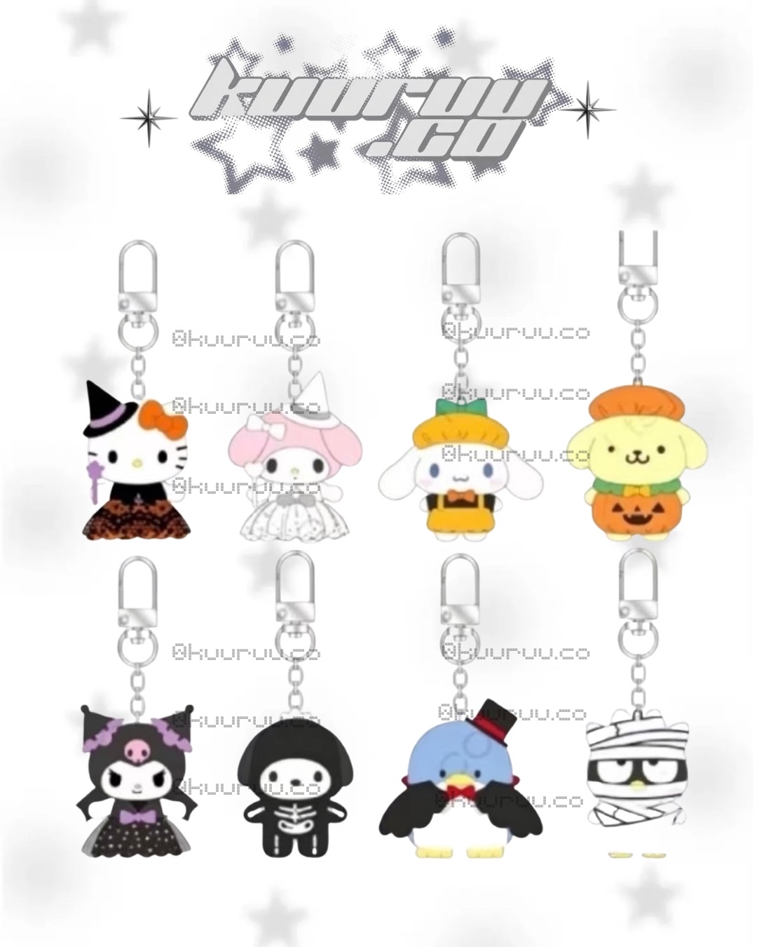 9月新品預訂｜公仔吊飾盲盒（全套8款）👻