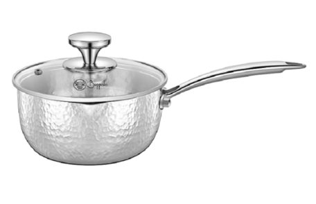 10218P/18cm三層雪平煲連蓋2L