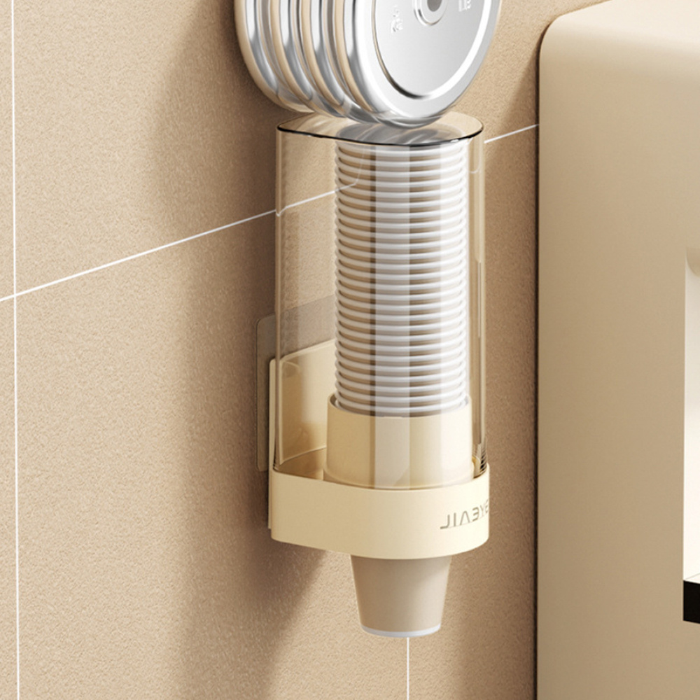 一次性杯架 一次性杯盒 免打孔收納盒 紙杯架 壁掛款 ［平行進口］ HK2746