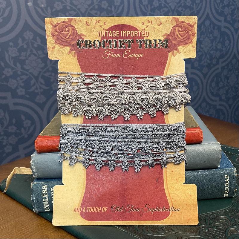 Vintage Imported Crochet Lace Trim - 09/1.5cm