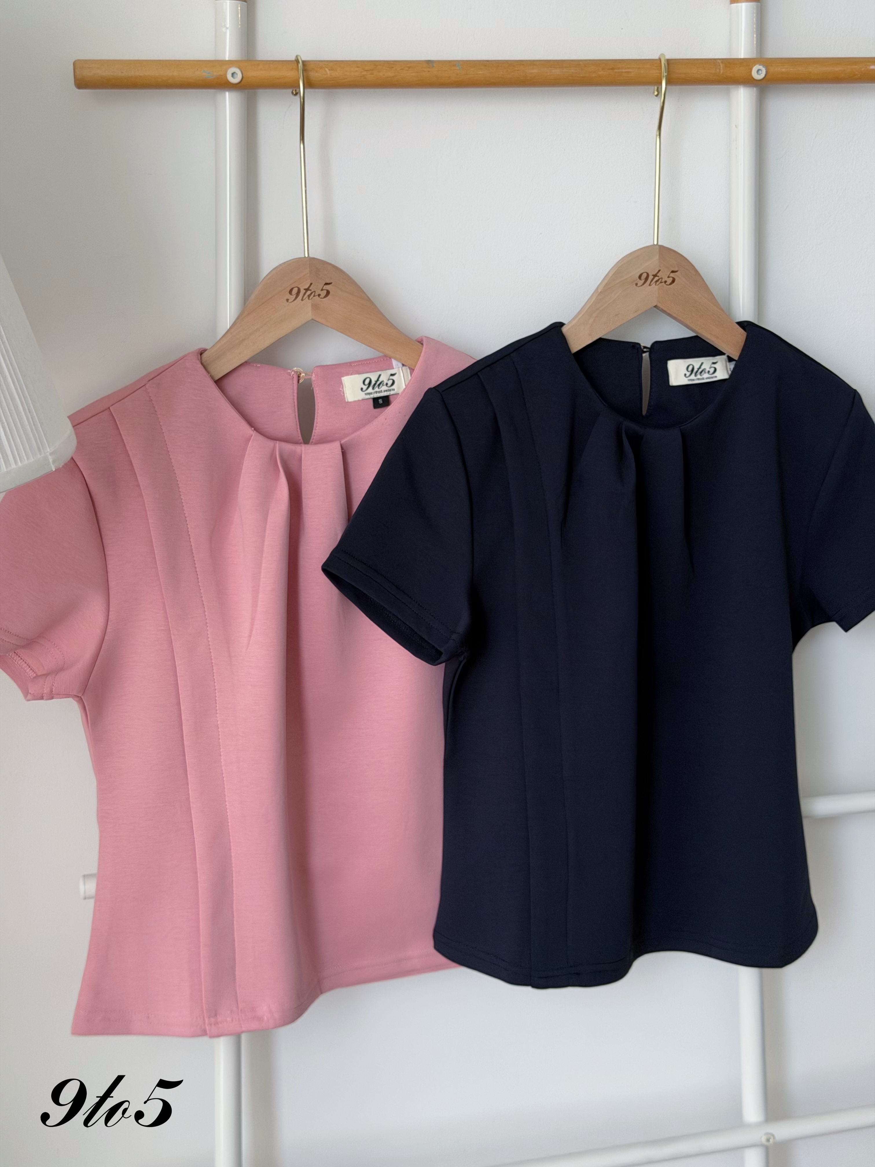 T4476 Mock Neck Ruched Top - 3 Colors 