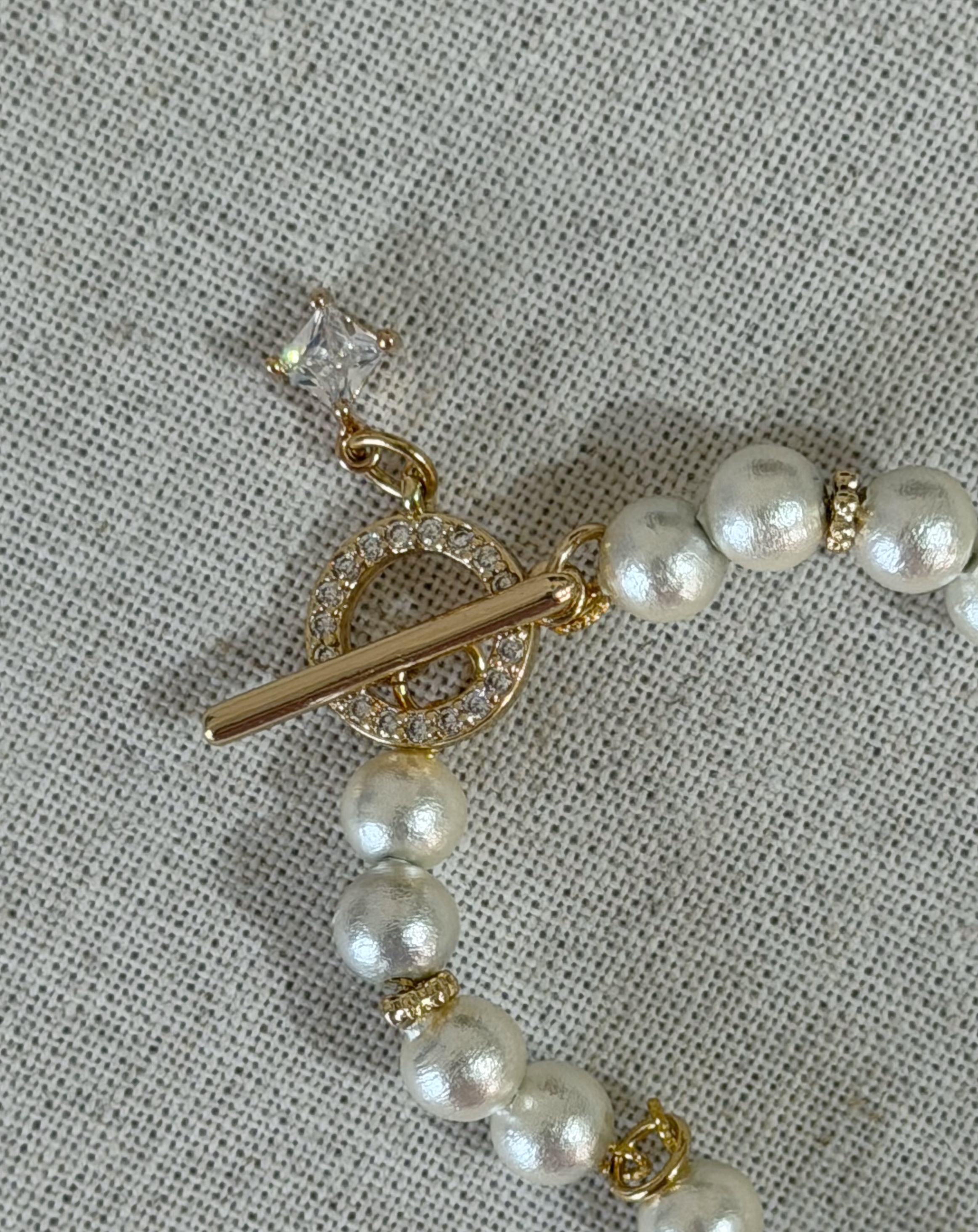 Curled Pearl 日本棉花珍珠手鍊 （預訂款）