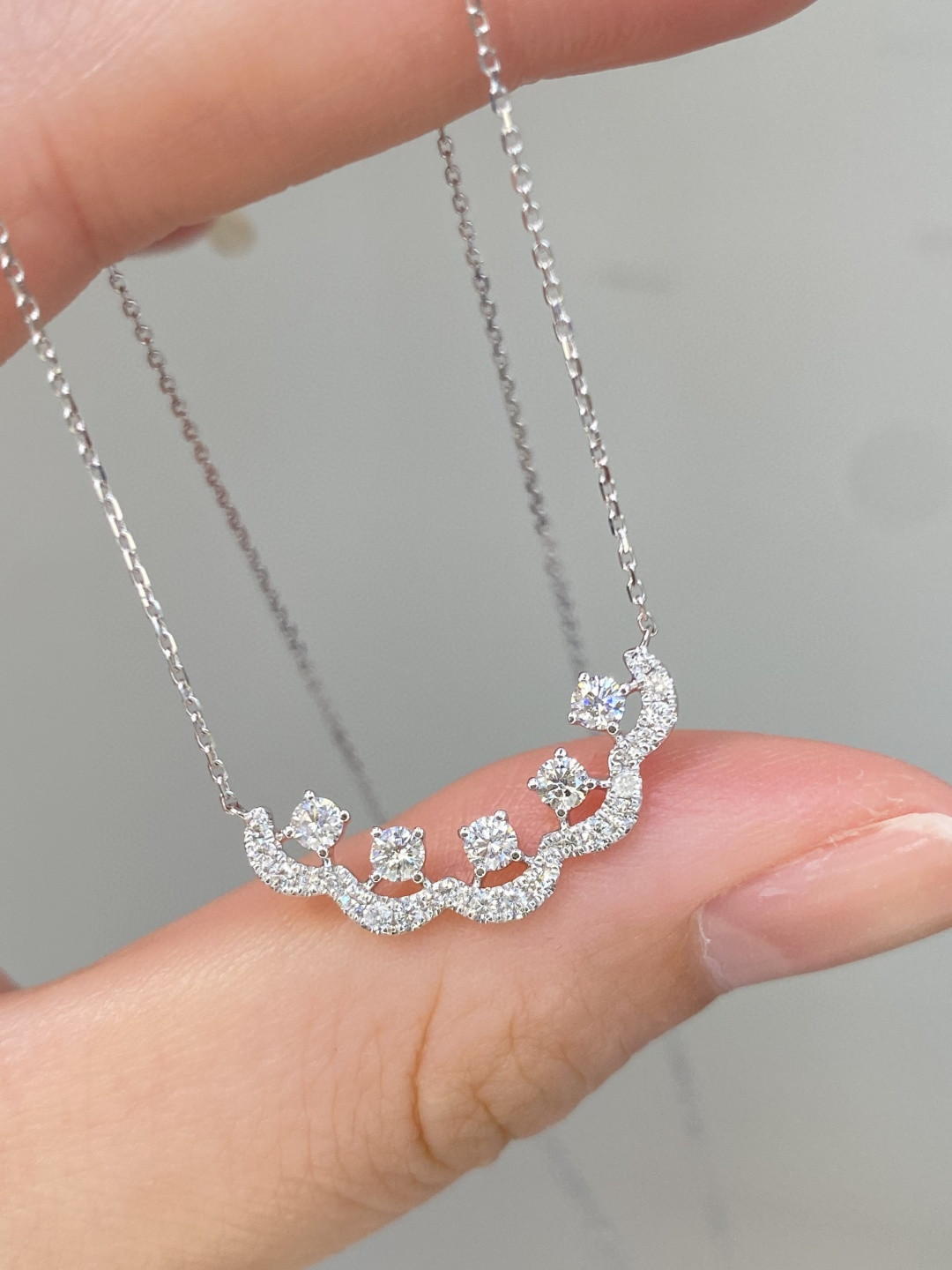 18K Diamond Necklace 