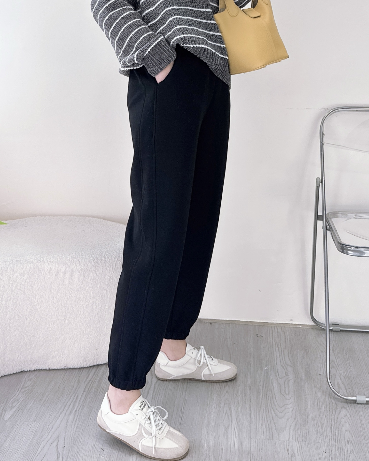 彈性純棉休閒Jogger Pant 3色