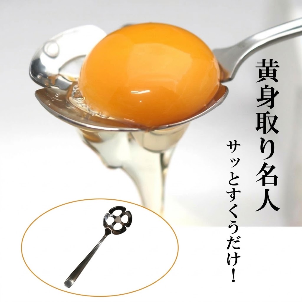 【現貨】🔥🔥【日本製《TRAMD》不鏽鋼四葉草蛋黃分離器】