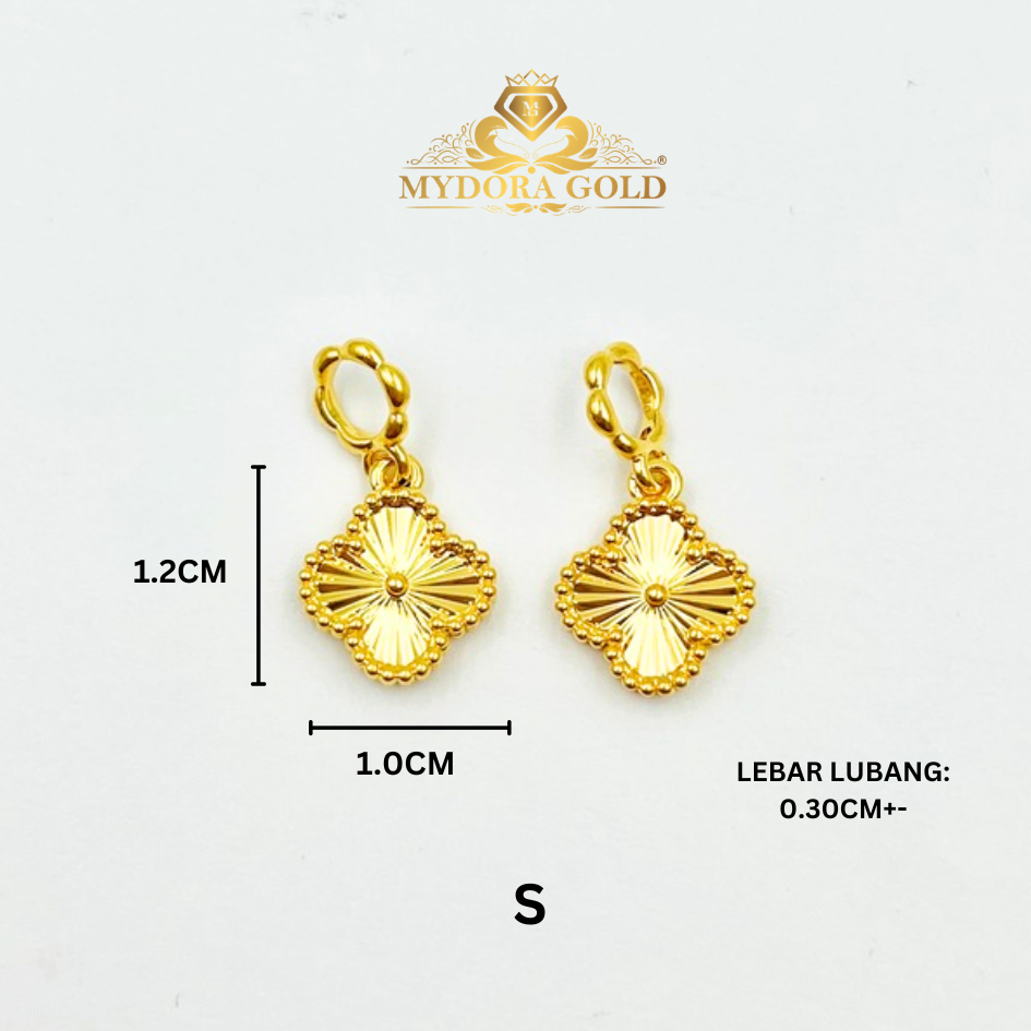 MYDORA Charm Clover Full Gold (5G) l EMAS 916/22K