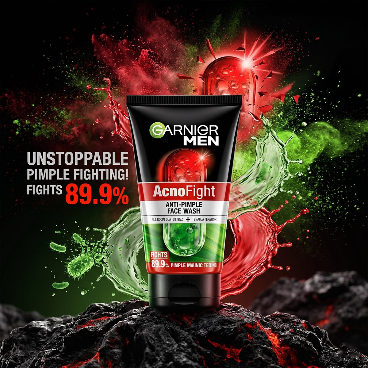 GARNIER MEN 100ml Acno Fight Anti-Acne Foam