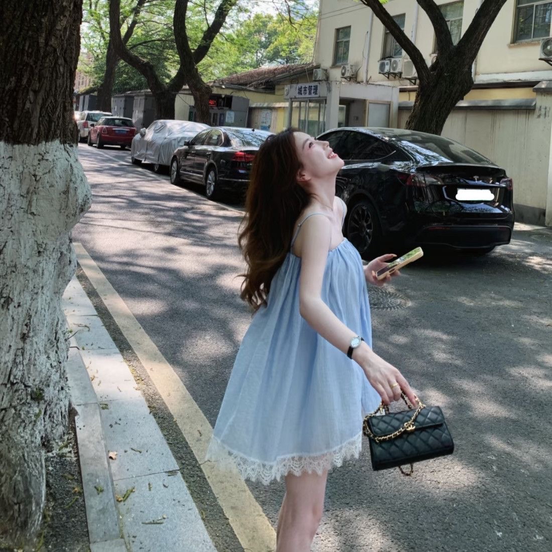 DR502宽松甜美连衣裙