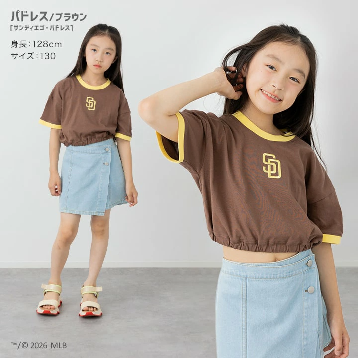 🆕【⭐訂購⭐】🇯🇵 日本直送  🌀 #MLB 女童寬鬆束腰上衣［3款選］🌀[PLFA-0150] [260718]