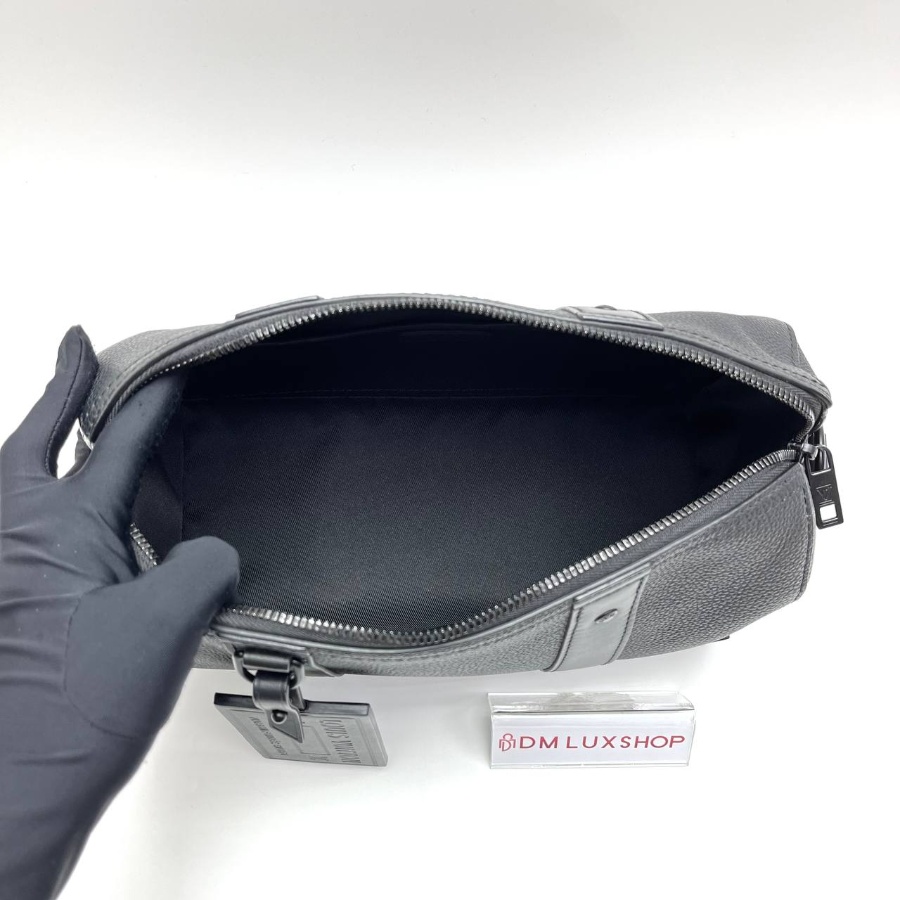 LV Black Aerogram City Keepall