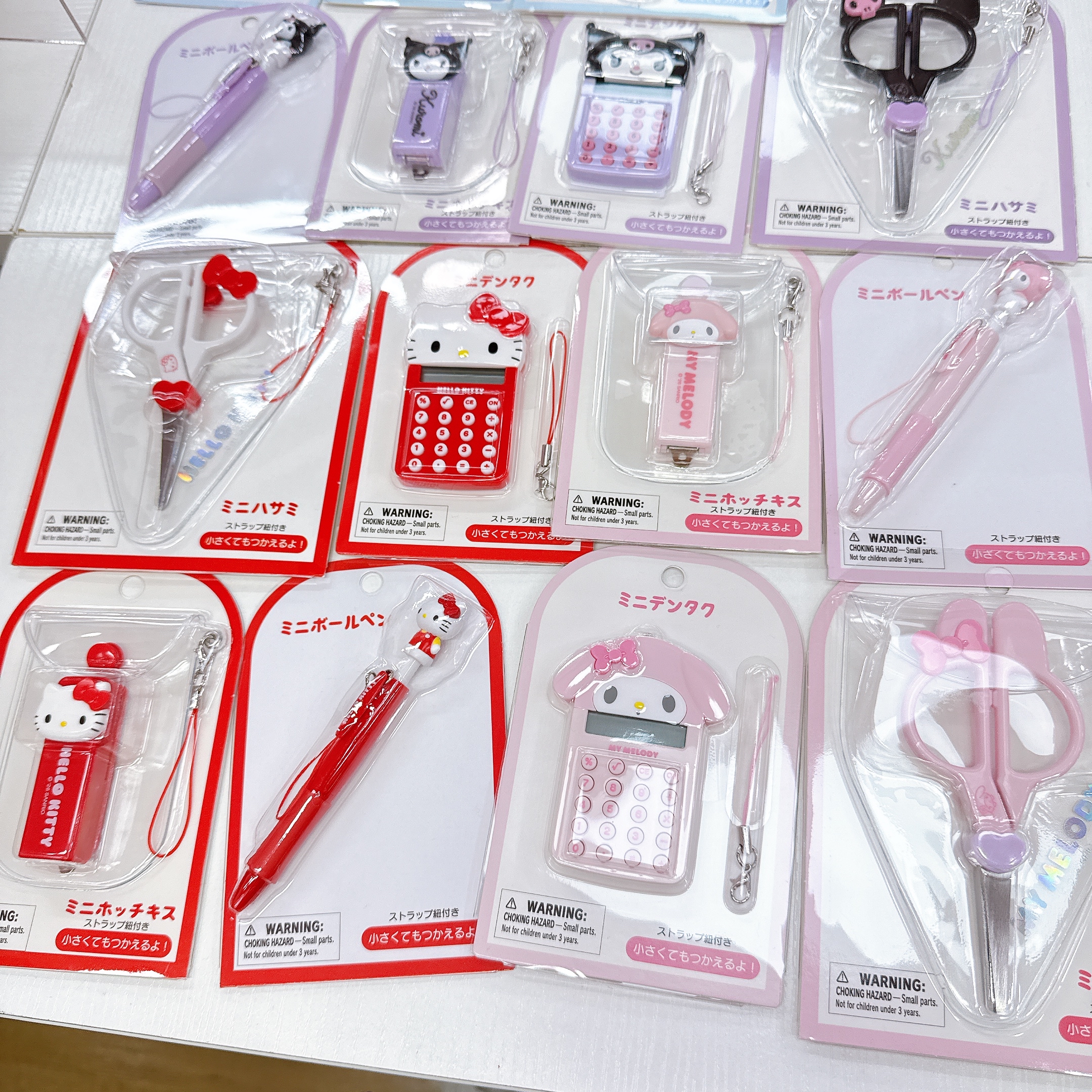 日本直送Hello Kitty Melody Kuromi肉桂狗文具系列 