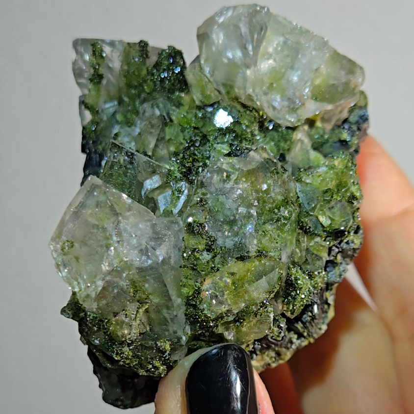 Epidote and quartz specimen from Turkey - ED1
