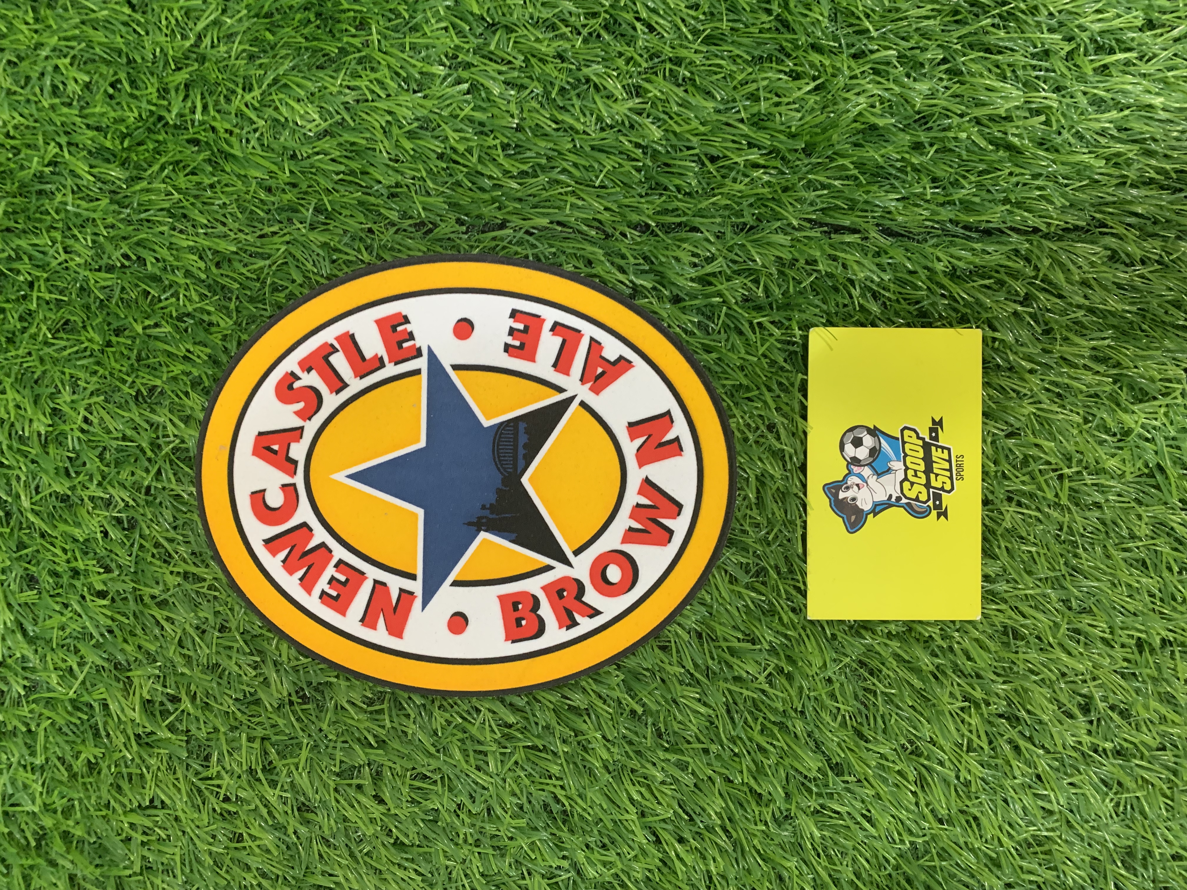 1996-2000 紐卡素 DIY 絨面 心口廣告 