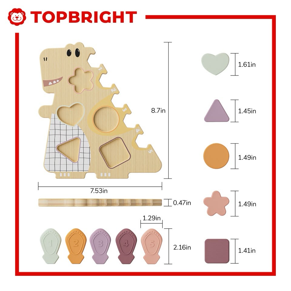 TOPBRIGHT 開心小恐龍