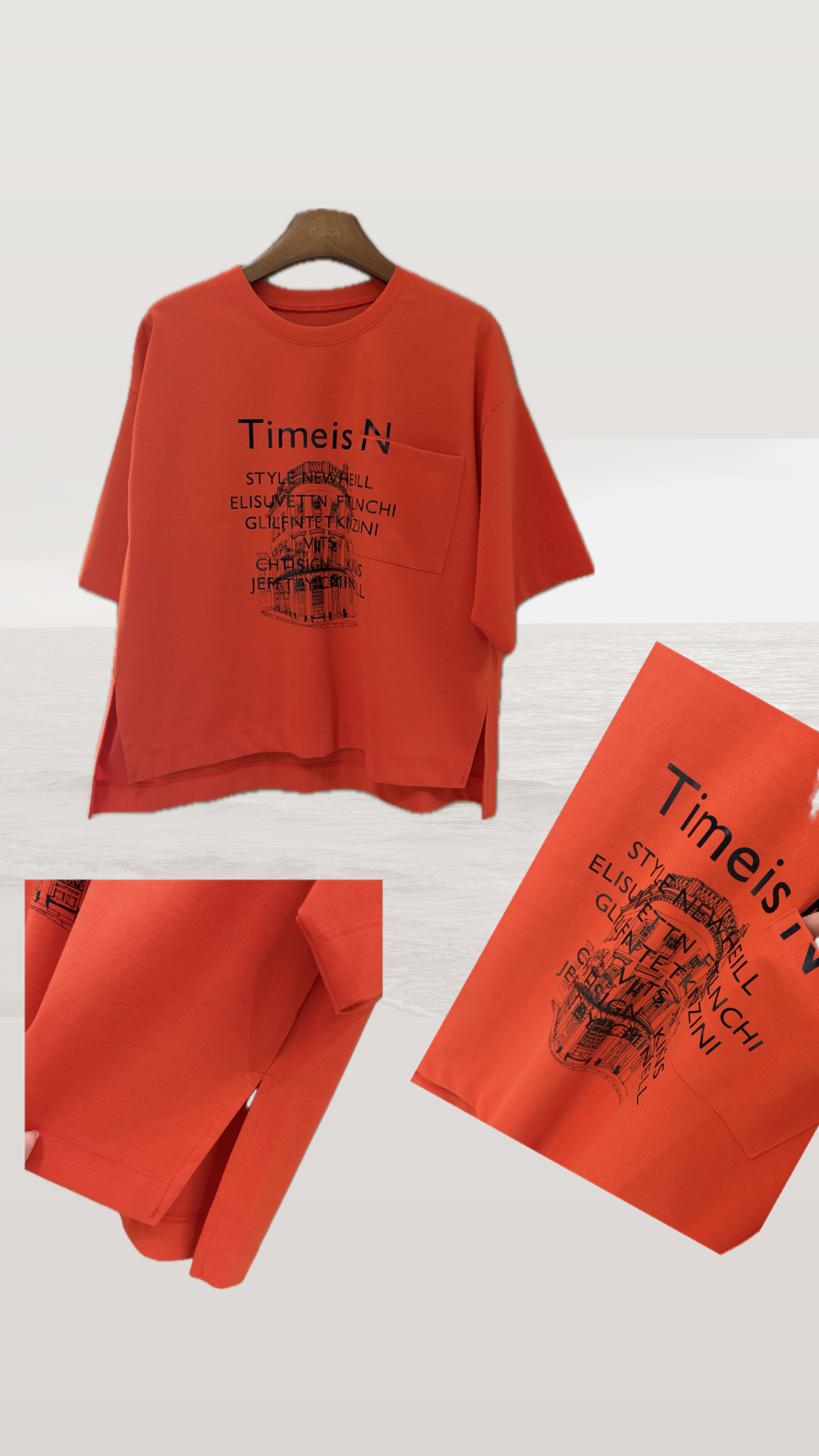 Colourful tee
