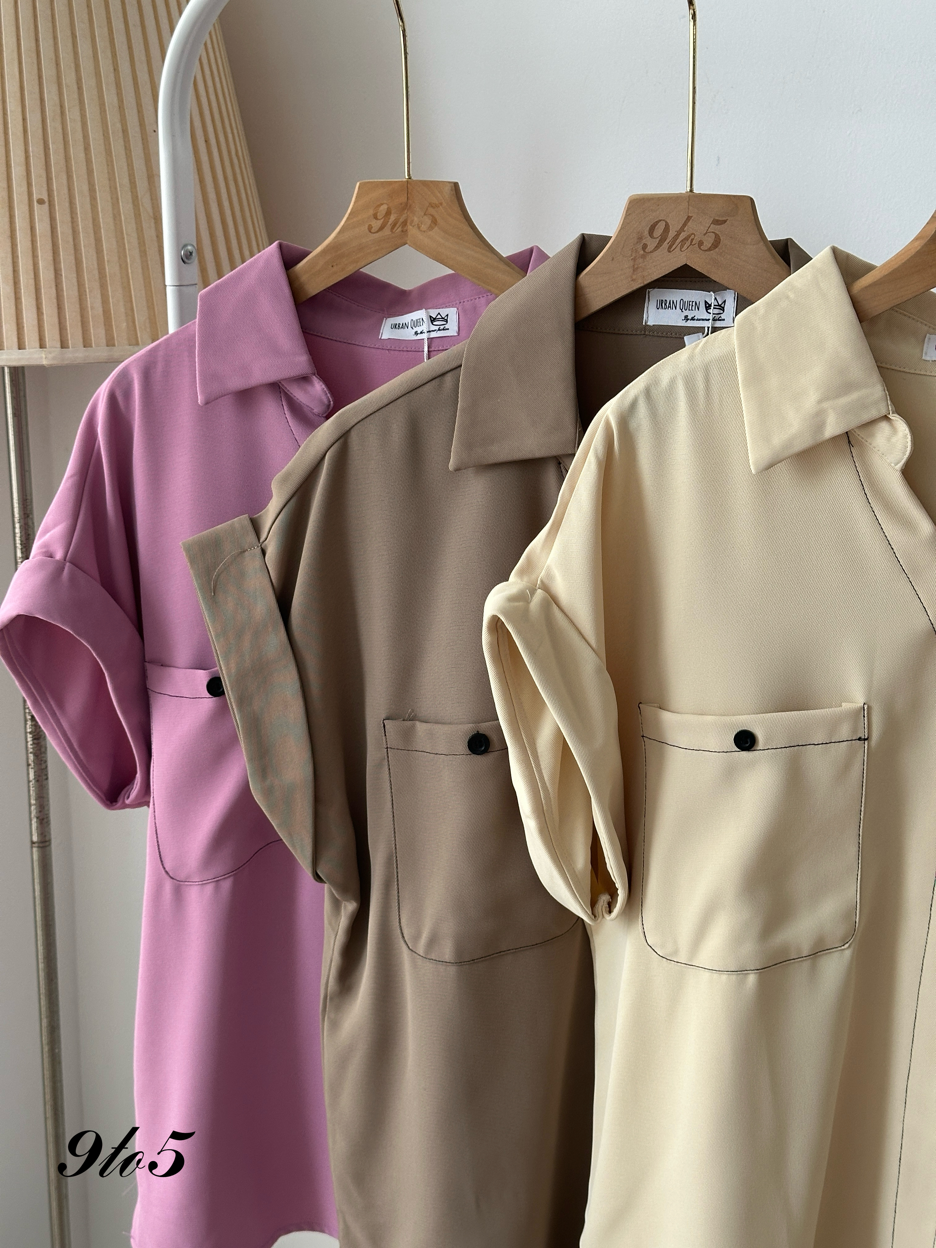 T3972 Cape Sleeve Oversize Shirt - 3 Colors