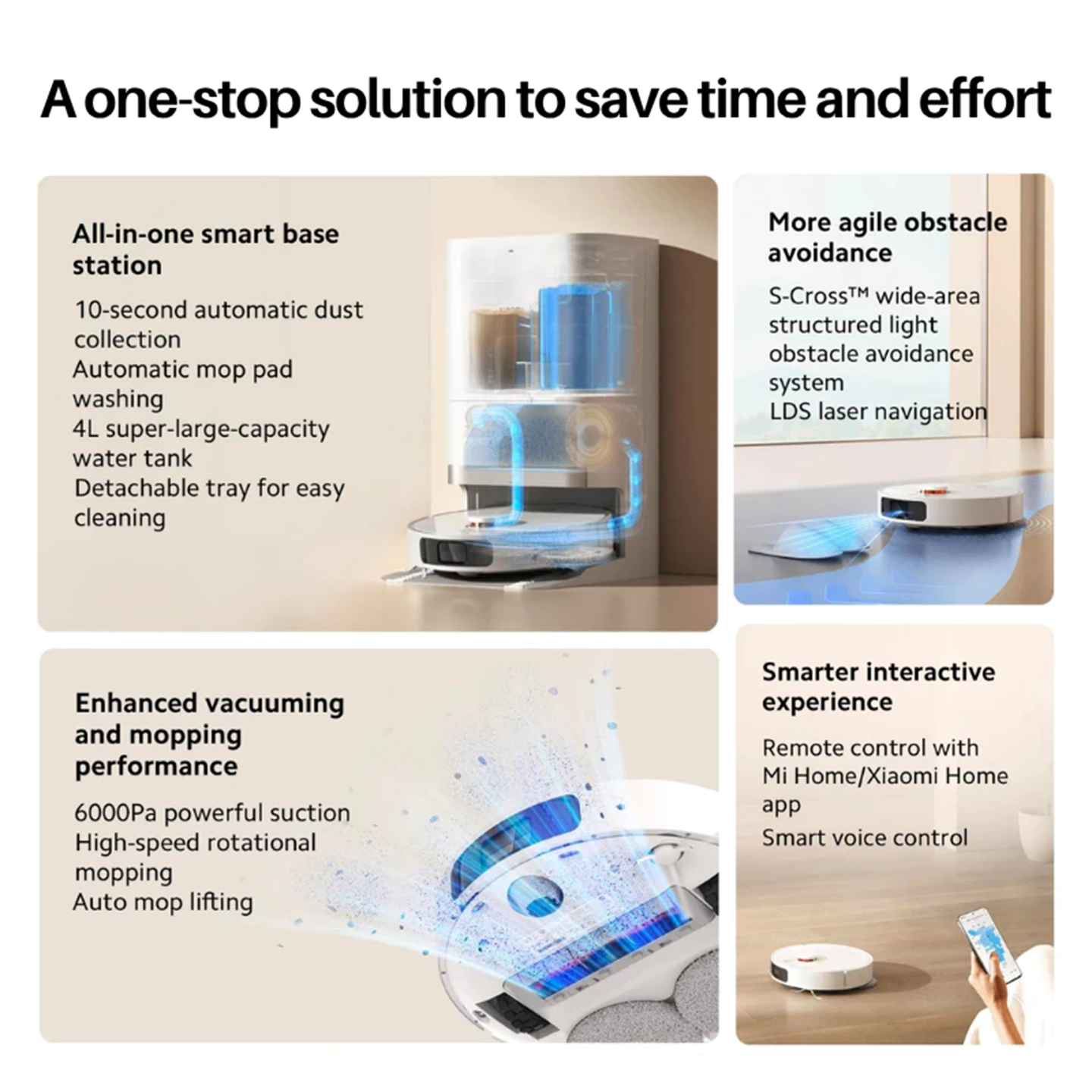 Xiaomi Robot Vacuum X20+ Auto-Cleaning Dock (BHR8125EN)