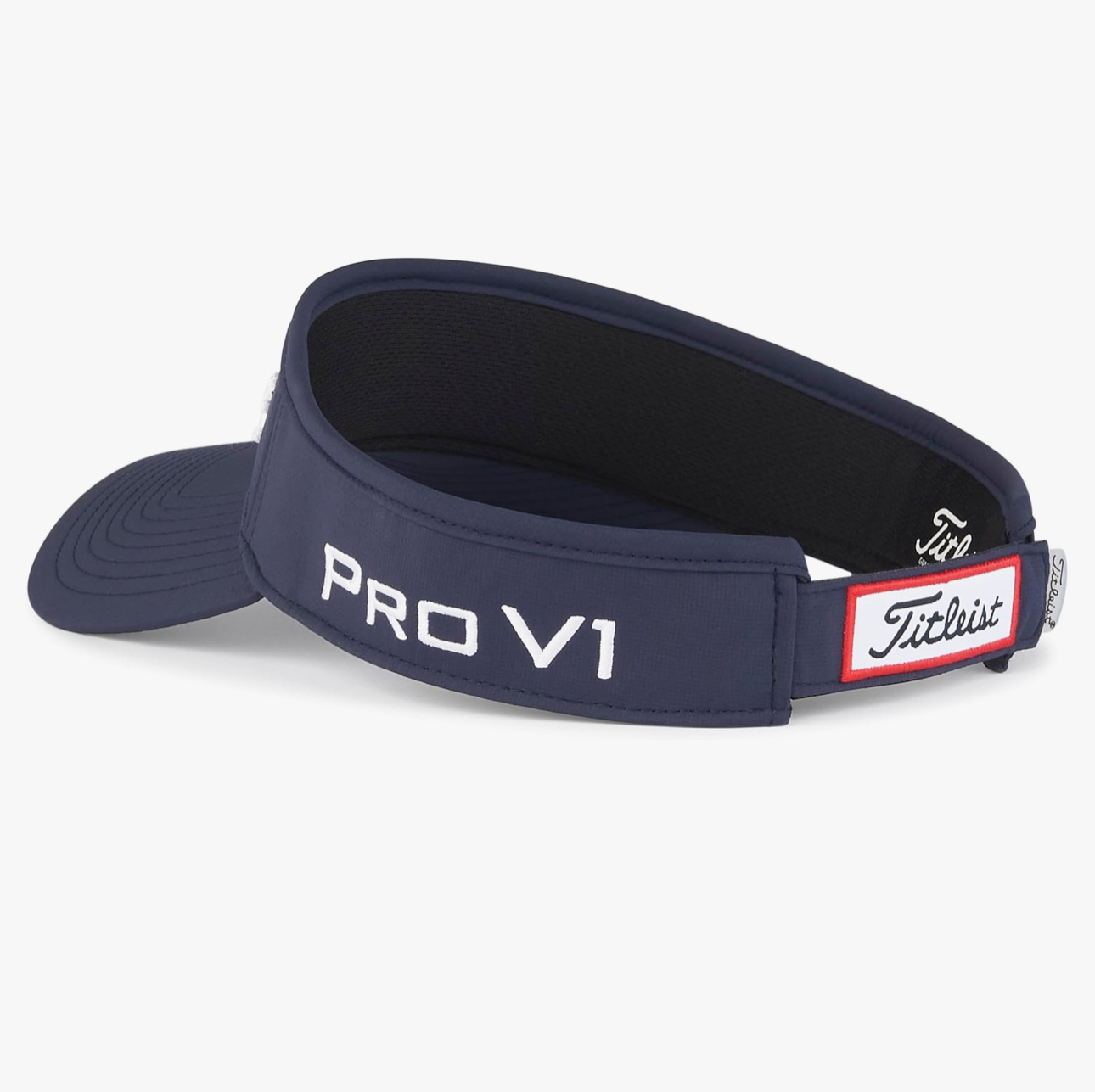 TITLEIST TOUR PERFORMANCES VISOR 職業無頂帽 - 深藍底白字