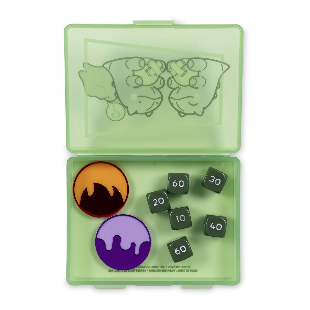 Pokémon TCG: Substitute Damage-Counter Dice & Condition Markers Set