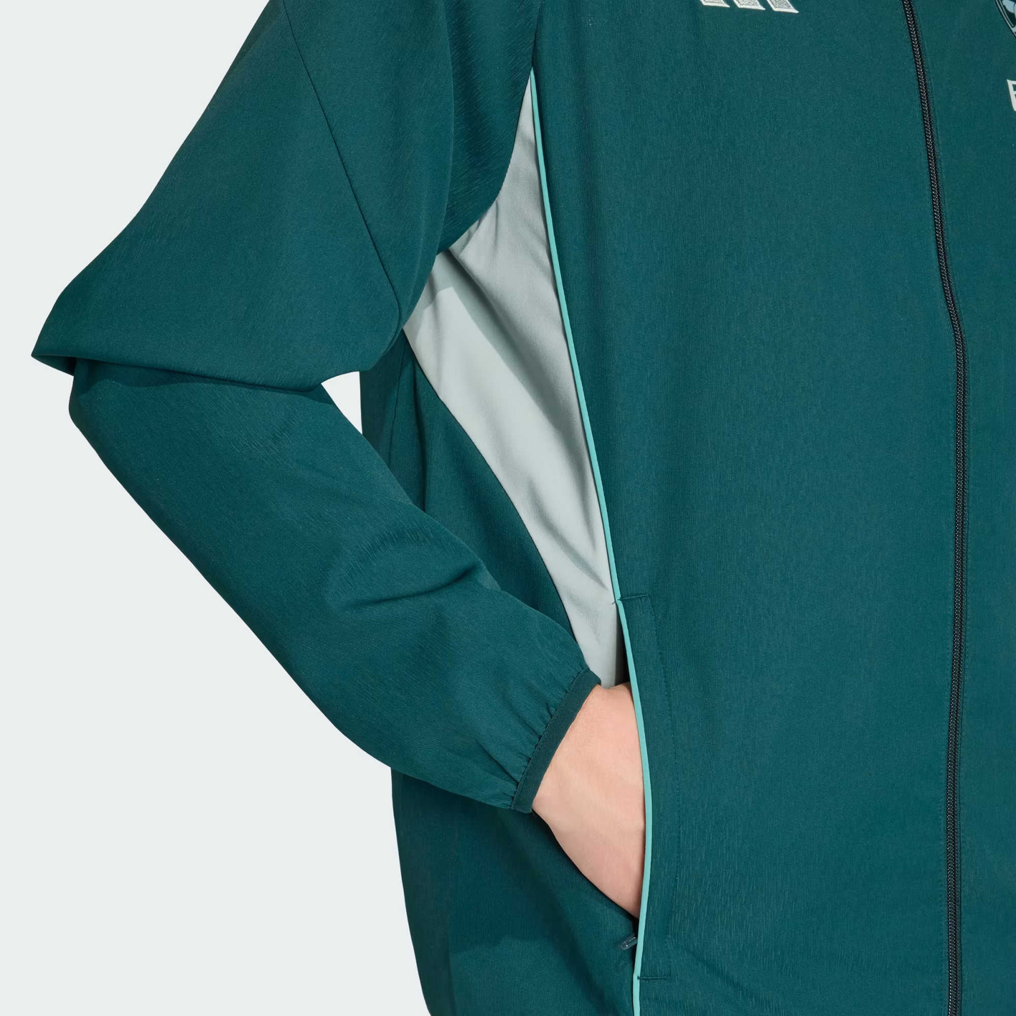 Adidas Arsenal 阿仙奴 2025-26 綠色展示外套 KB1825