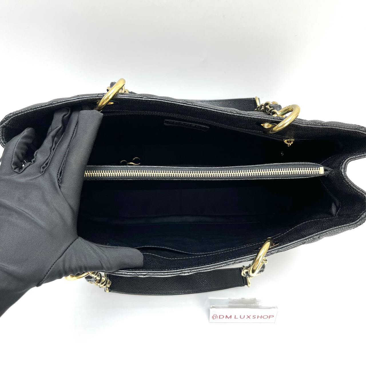 Chanel Black Caviar GST GHW (Serial 18)