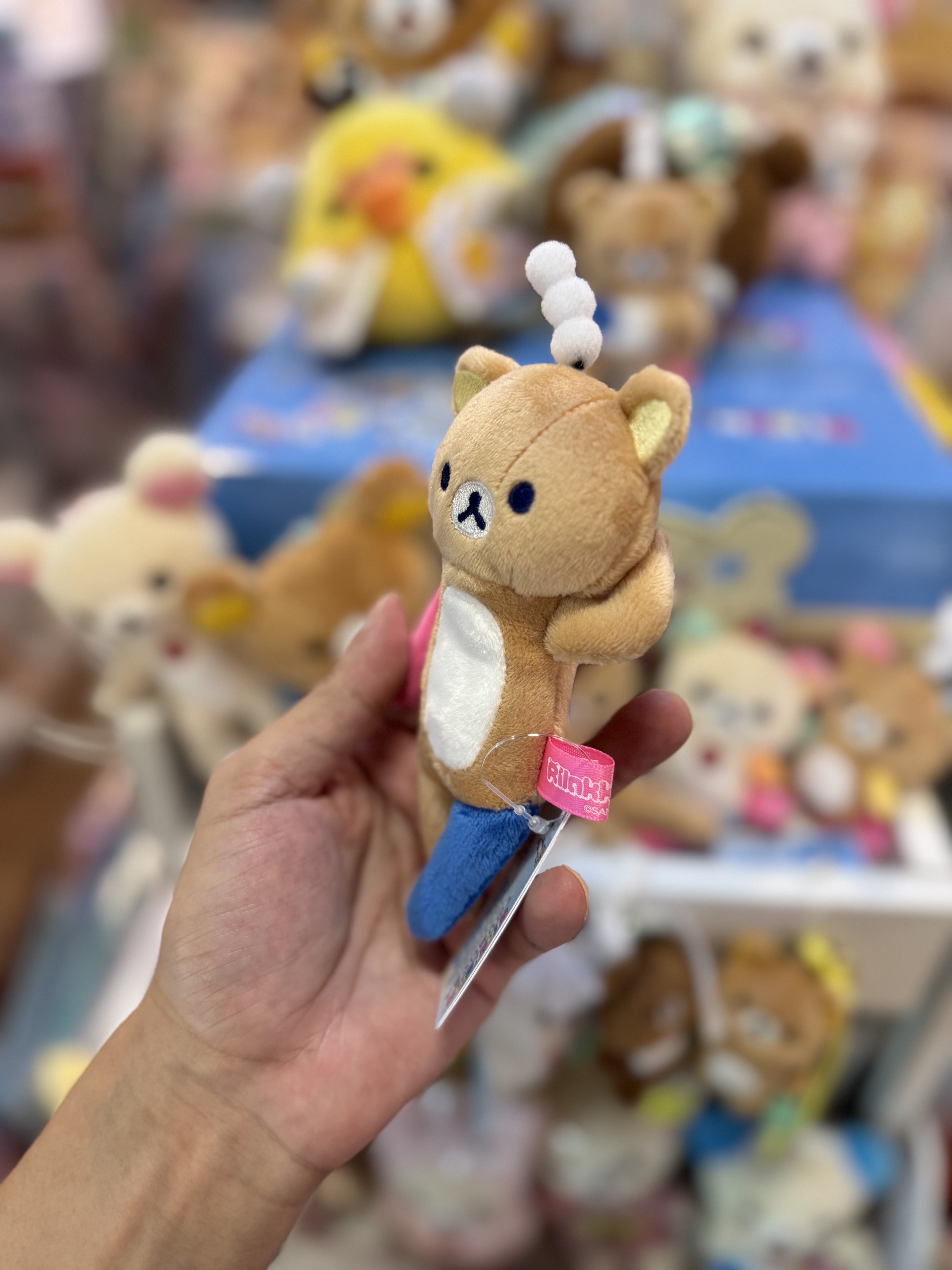 《現貨》全新日本專店限定實驗室系列rilakkuma 手玉公仔