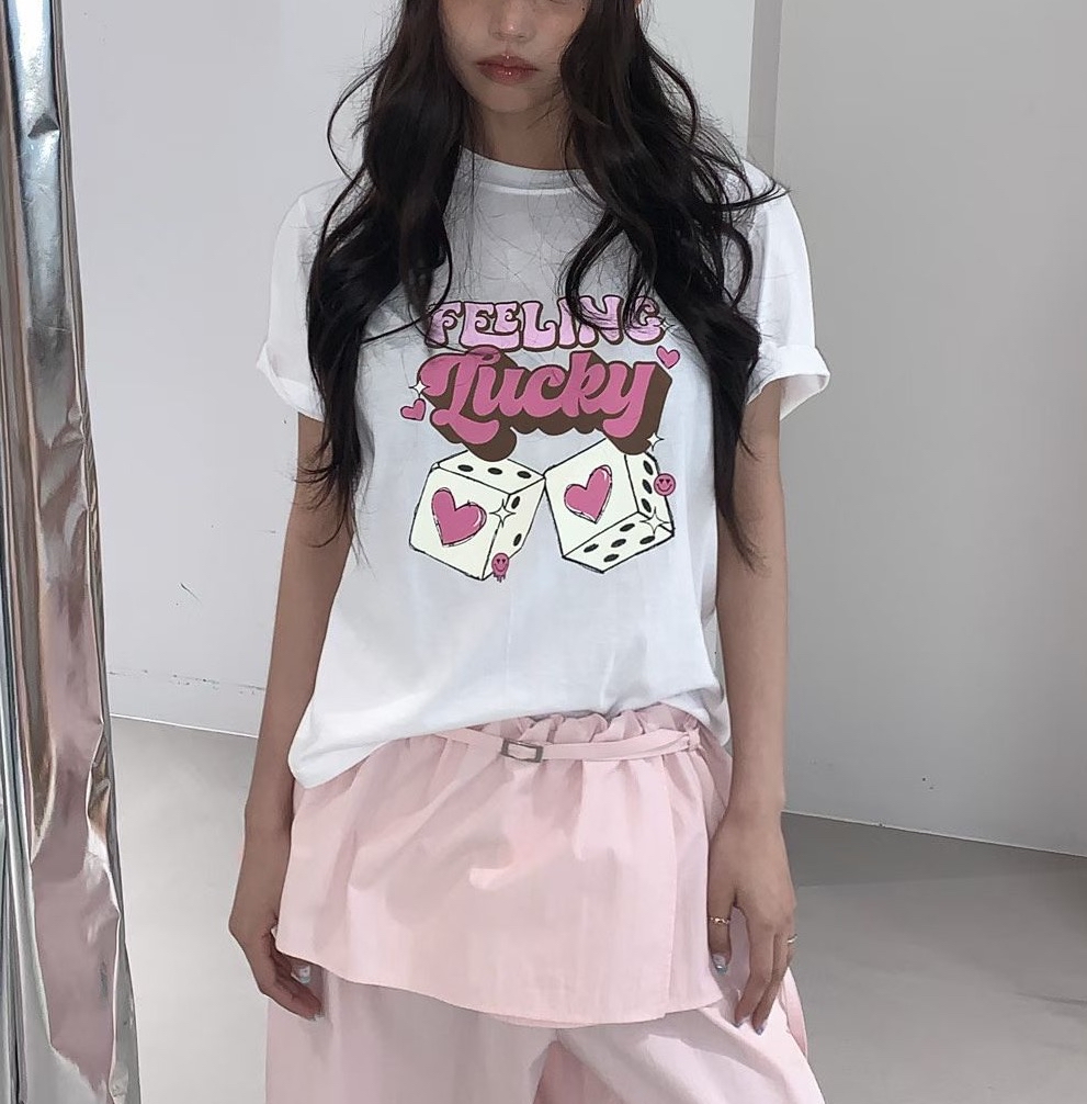 靚料薄Print Tee