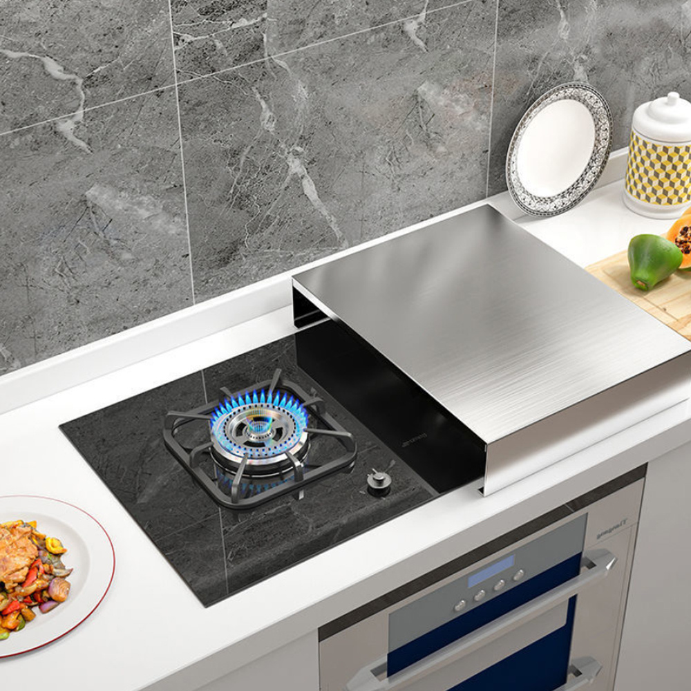 不鏽鋼爐頭架 廚房置物架 電磁爐置物架 煮食爐支架 灶架 放置置物板 S［平行進口］ HK2750