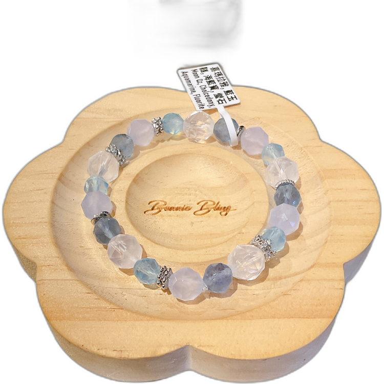 【冰川靈動•澄淨之境】深層療癒能量手串