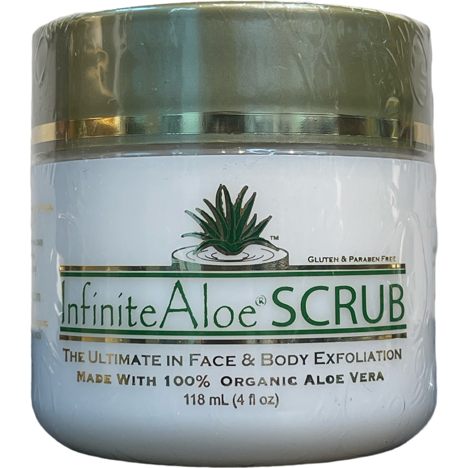 [$80 清貨] Infinite Aloe 蘆薈身體磨砂 (118mL)
