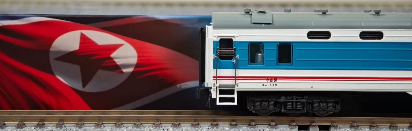 N比例北韓火車模型， North Korean model train