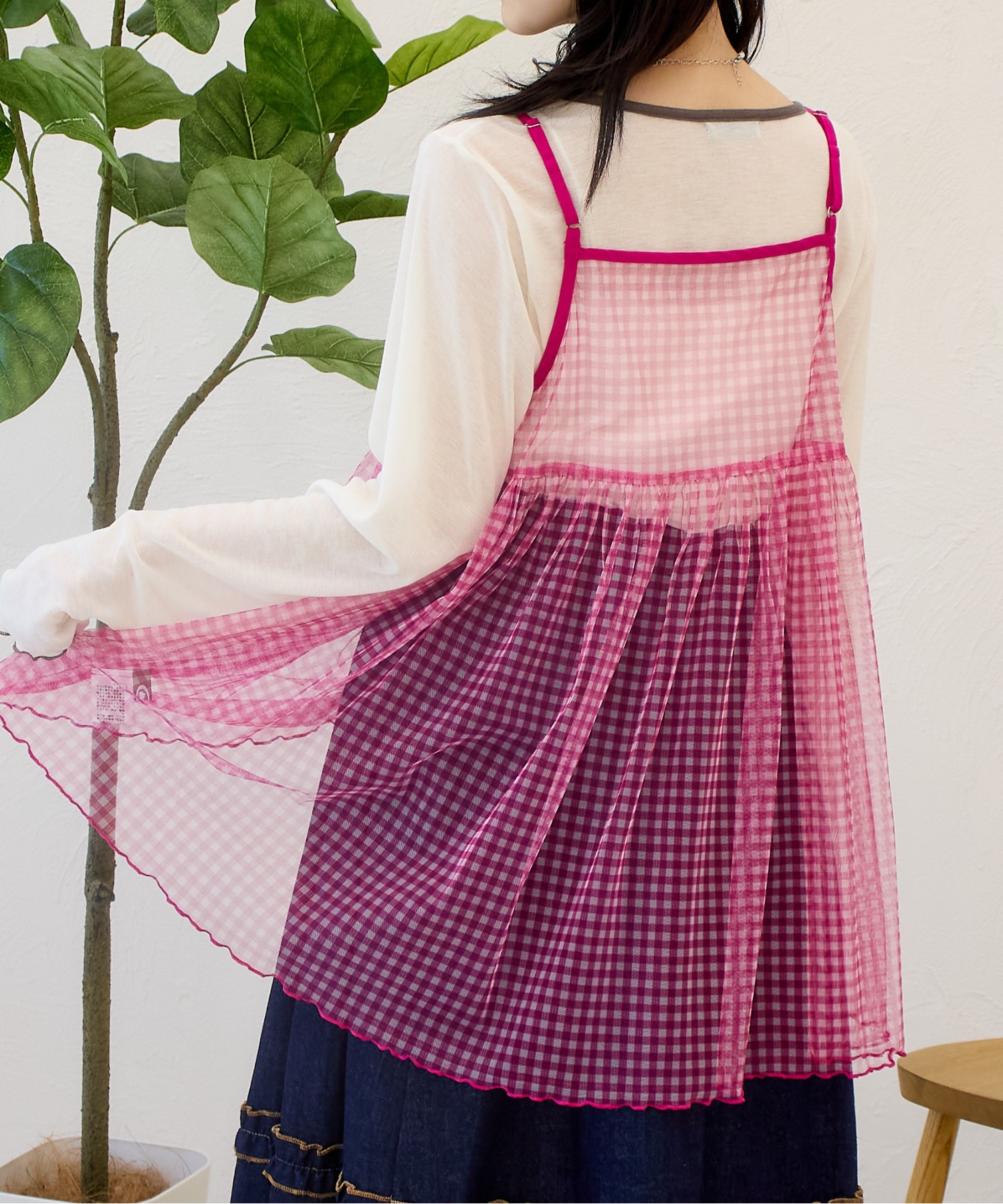 抽繩蝴蝶結吊帶【JOT005】