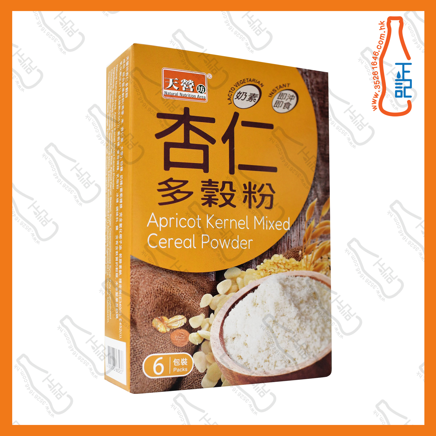 ==CFT3237 天營坊杏仁多穀粉180克(6小包)  / 盒