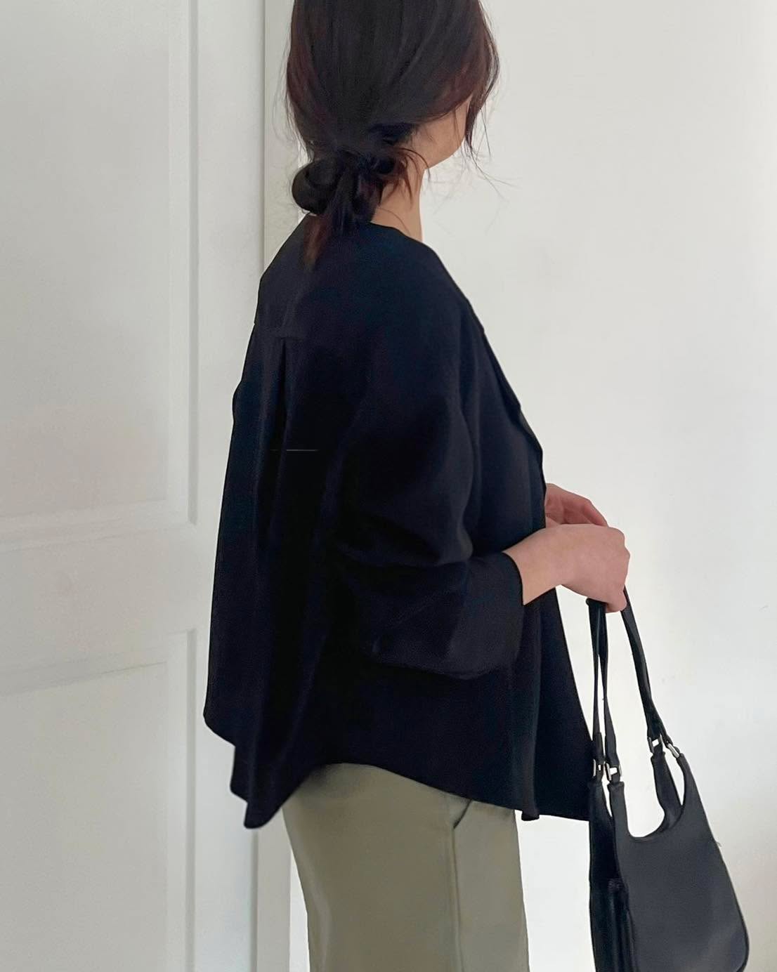 雪紡反領西裝外套