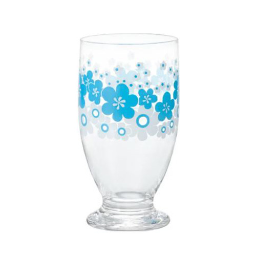 復古風印花玻璃杯BL