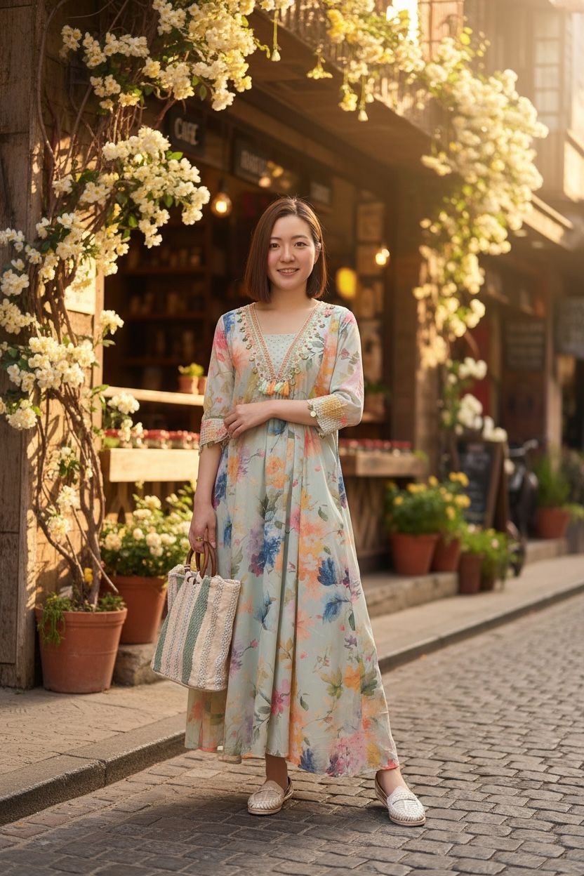 Watercolor Silky Floral OP #1410