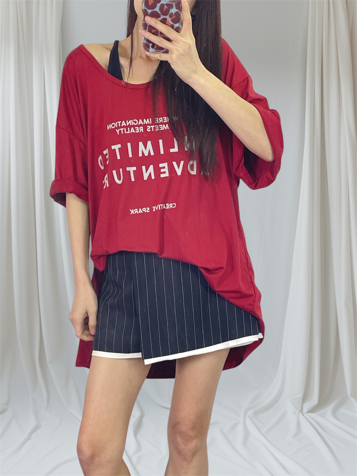 K5560 棉料印字鬆身tee