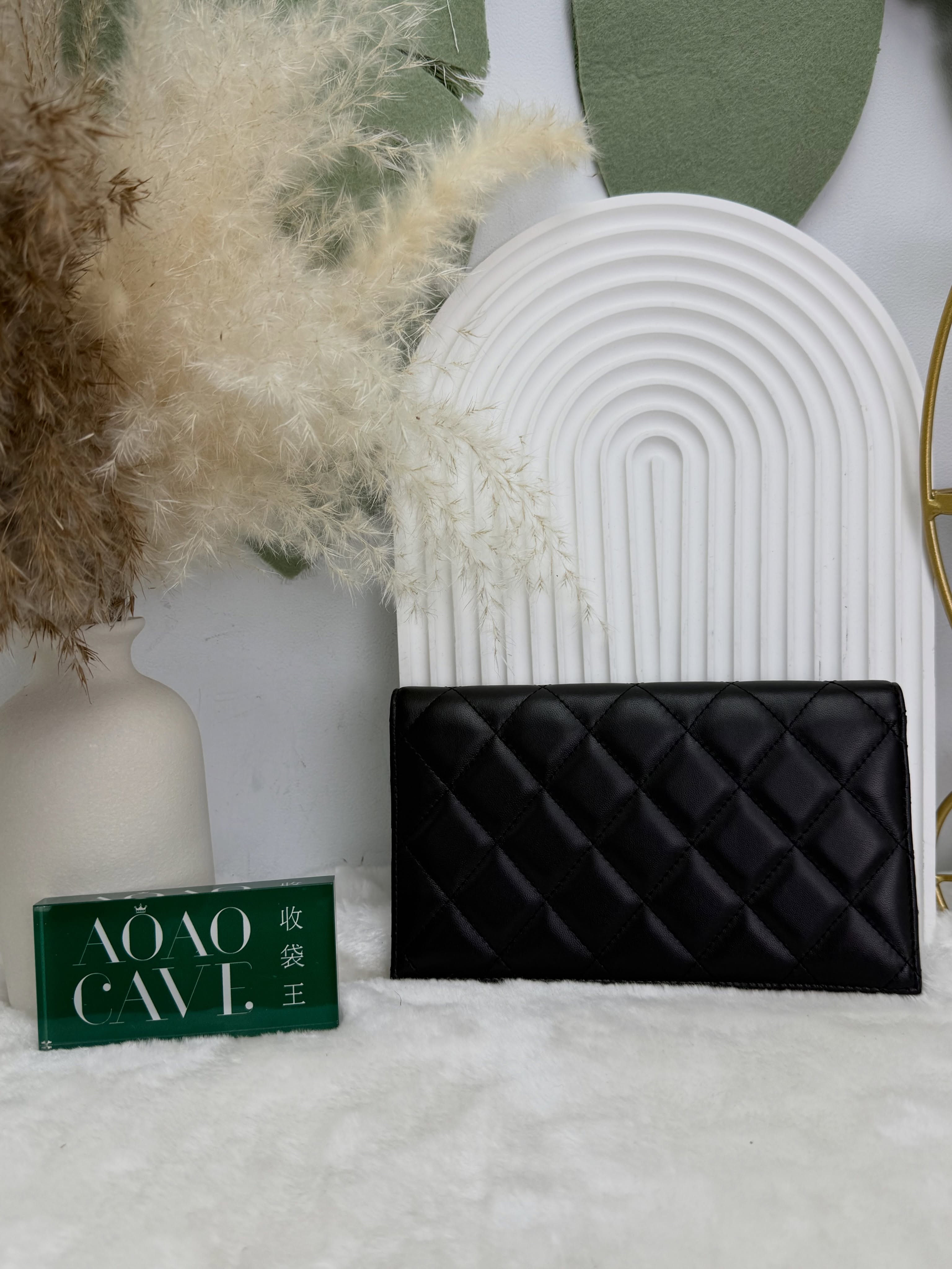Chanel👜 PRE OWNED 🛍️黑色三合一 30開 有卡有塵袋🖤