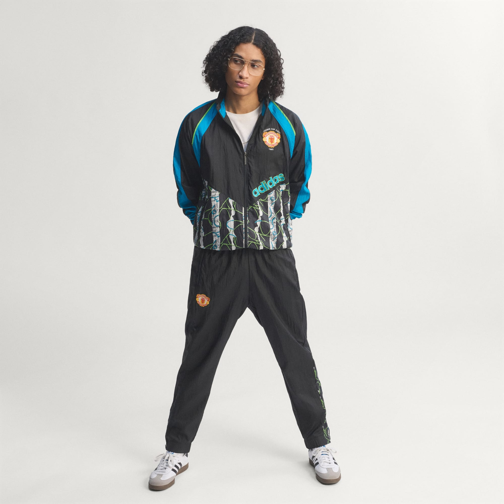 經典休閒美學  ⚽ Adidas Originals Manchester United 曼聯 1991/92 復古運動外套 JD5815